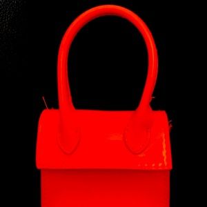 Orange Mini Purse Comes W/ Straps
